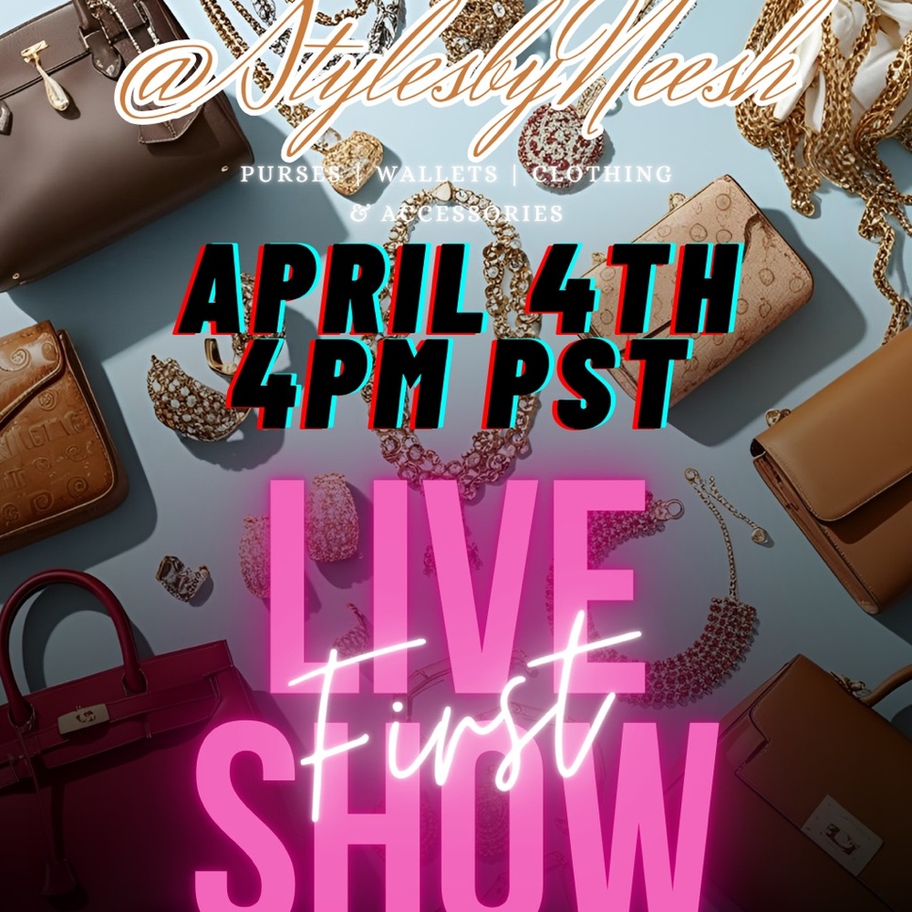 My Very First Live Posh Show! Stylish Finds and Unique Items to Purchase.